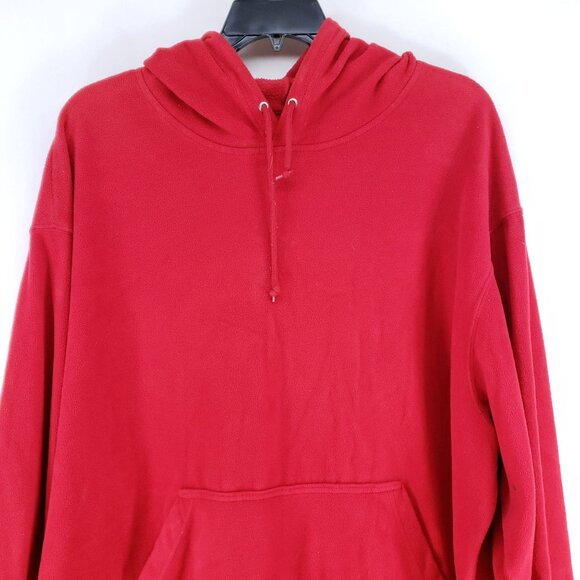 Athletech Hooded Fleece Sweatshirt Men's Size 3XL Red - Picture 2 of 7